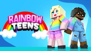 Thumbnail of the Minecraft Bedrock Marketplace product Rainbow Teens created by Builders Horizon.