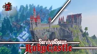 Thumbnail of the Minecraft Bedrock Marketplace product Ruby Castle created by Builders Horizon.