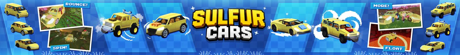 Panorama of the Minecraft Bedrock Marketplace product Sulfur Cars created by Builders Horizon.