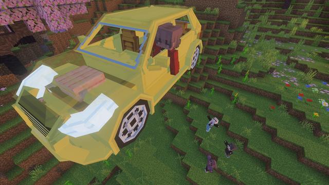 Screenshot of the Minecraft Bedrock Marketplace product Sulfur Cars created by Builders Horizon.