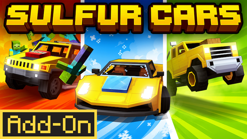 Thumbnail of the Minecraft Bedrock Marketplace product Sulfur Cars created by Builders Horizon.