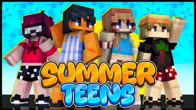Thumbnail of the Minecraft Bedrock Marketplace product Summer Teens created by Builders Horizon.