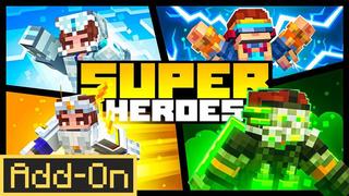 Thumbnail of the Minecraft Bedrock Marketplace product Superheroes Add-On created by Builders Horizon.