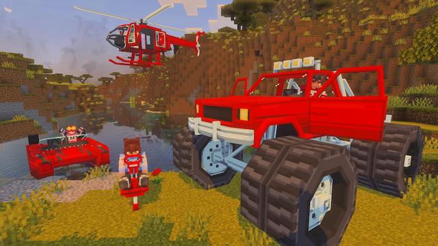 Screenshot of the Minecraft Bedrock Marketplace product TNT+ Add-On created by Builders Horizon.