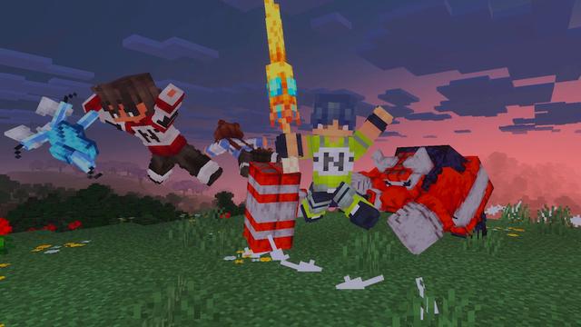 Screenshot of the Minecraft Bedrock Marketplace product TNT+ Add-On created by Builders Horizon.