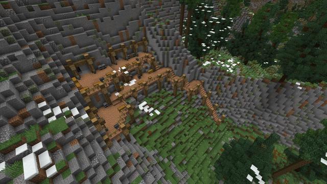 Screenshot of the Minecraft Bedrock Marketplace product Wood Crest created by Builders Horizon.