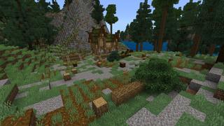 Screenshot of the Minecraft Bedrock Marketplace product Wood Crest created by Builders Horizon.