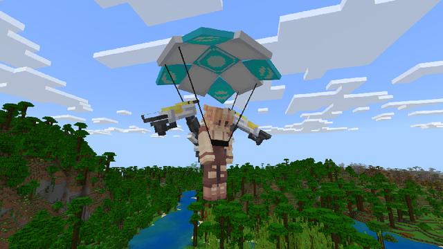 Screenshot of the Minecraft Bedrock Marketplace product AirDrop Add-On created by Bunny Studios.