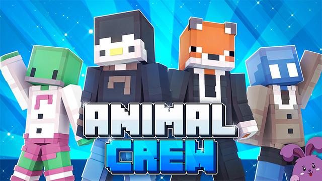 Thumbnail of the Minecraft Bedrock Marketplace product Animal Crew created by Bunny Studios.