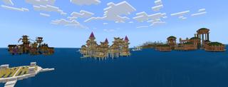 Panorama of the Minecraft Bedrock Marketplace product Aquatic Life Millionaire created by Bunny Studios.