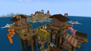 Screenshot of the Minecraft Bedrock Marketplace product Aquatic Life Millionaire created by Bunny Studios.
