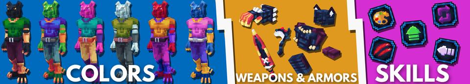 Panorama of the Minecraft Bedrock Marketplace product Be A Werepanther created by Bunny Studios.