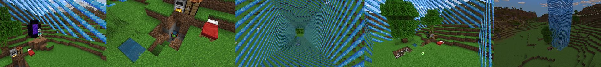 Panorama of the Minecraft Bedrock Marketplace product Captive Survival created by Bunny Studios.
