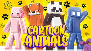 Thumbnail of the Minecraft Bedrock Marketplace product Cartoon Animals created by Bunny Studios.