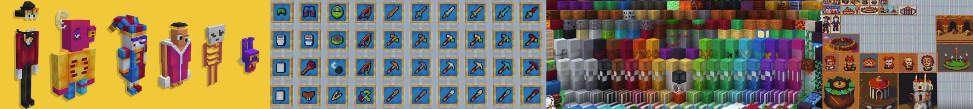 Panorama of the Minecraft Bedrock Marketplace product Circus created by Bunny Studios.