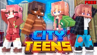 Thumbnail of the Minecraft Bedrock Marketplace product City Teens created by Bunny Studios.