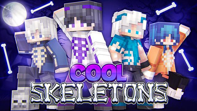Thumbnail of the Minecraft Bedrock Marketplace product Cool Skeletons created by Bunny Studios.