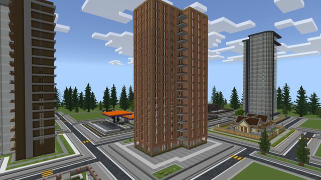 Screenshot of the Minecraft Bedrock Marketplace product Craftable City created by Bunny Studios.