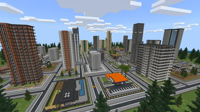 Screenshot of the Minecraft Bedrock Marketplace product Craftable City created by Bunny Studios.