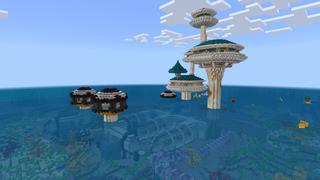 Screenshot of the Minecraft Bedrock Marketplace product Deep Sea City created by Bunny Studios.