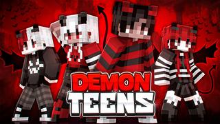 Thumbnail of the Minecraft Bedrock Marketplace product Demon Teens created by Bunny Studios.