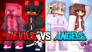 Thumbnail of the Minecraft Bedrock Marketplace product Devils vs Angels created by Bunny Studios.