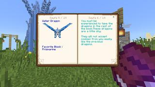 Screenshot of the Minecraft Bedrock Marketplace product Dragon Pets created by Bunny Studios.