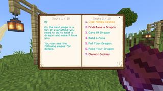 Screenshot of the Minecraft Bedrock Marketplace product Dragon Pets created by Bunny Studios.
