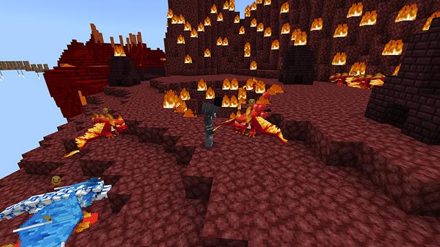 Screenshot of the Minecraft Bedrock Marketplace product Dragon Pets created by Bunny Studios.