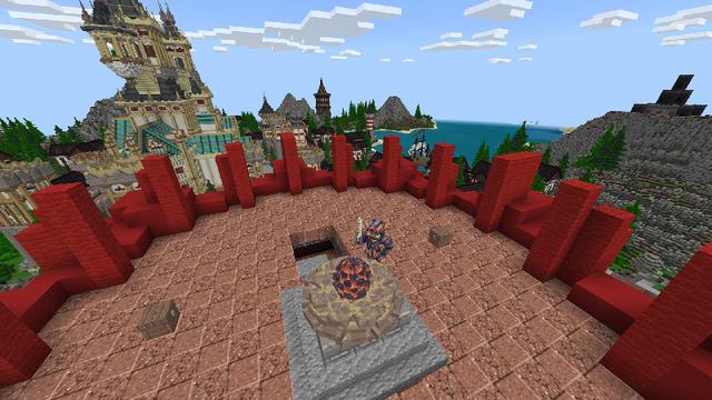 Screenshot of the Minecraft Bedrock Marketplace product Dragons created by Bunny Studios.