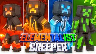 Thumbnail of the Minecraft Bedrock Marketplace product Elementalist Creeper created by Bunny Studios.
