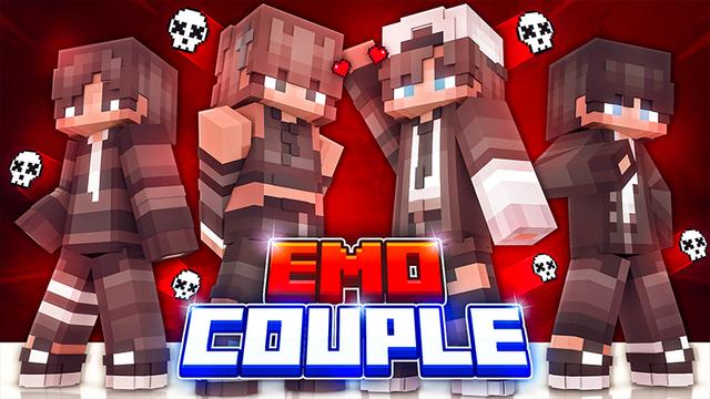 Thumbnail of the Minecraft Bedrock Marketplace product Emo Couple created by Bunny Studios.