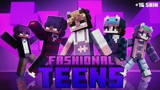 Thumbnail of the Minecraft Bedrock Marketplace product Fashional Teens created by Bunny Studios.