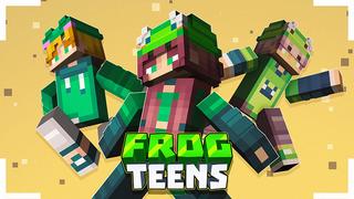 Thumbnail of the Minecraft Bedrock Marketplace product Frog Teens created by Bunny Studios.
