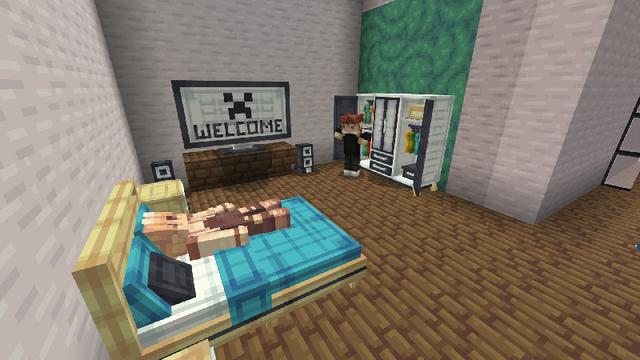 Screenshot of the Minecraft Bedrock Marketplace product Furniture+ created by Bunny Studios.