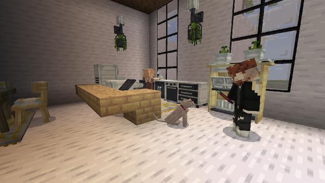 Screenshot of the Minecraft Bedrock Marketplace product Furniture+ created by Bunny Studios.
