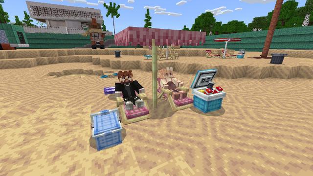 Screenshot of the Minecraft Bedrock Marketplace product Furniture+ created by Bunny Studios.