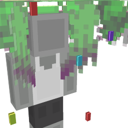 Thumbnail of the Minecraft Bedrock Marketplace product Glitched Neon Rain created by Bunny Studios.