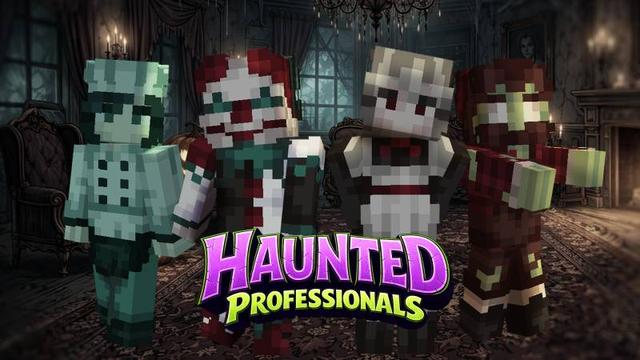 Thumbnail of the Minecraft Bedrock Marketplace product Haunted Professionals created by Bunny Studios.
