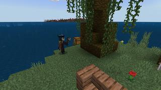 Screenshot of the Minecraft Bedrock Marketplace product HouseBoat Survival created by Bunny Studios.