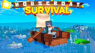 Thumbnail of the Minecraft Bedrock Marketplace product HouseBoat Survival created by Bunny Studios.