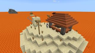 Screenshot of the Minecraft Bedrock Marketplace product Lava Survival created by Bunny Studios.