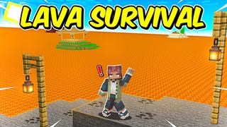 Thumbnail of the Minecraft Bedrock Marketplace product Lava Survival created by Bunny Studios.