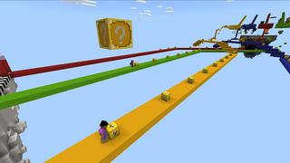 Screenshot of the Minecraft Bedrock Marketplace product Lucky Blocks War created by Bunny Studios.