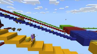 Screenshot of the Minecraft Bedrock Marketplace product Lucky Blocks War created by Bunny Studios.