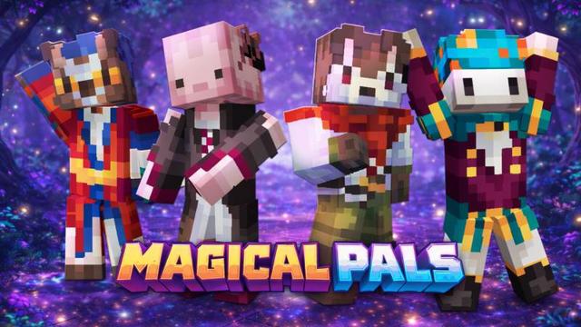 Thumbnail of the Minecraft Bedrock Marketplace product Magical Pals created by Bunny Studios.