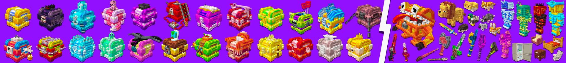Panorama of the Minecraft Bedrock Marketplace product Magical Treasures created by Bunny Studios.