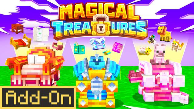 Thumbnail of the Minecraft Bedrock Marketplace product Magical Treasures created by Bunny Studios.
