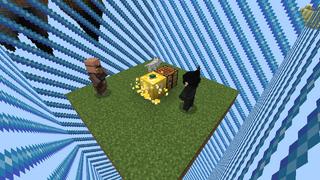 Screenshot of the Minecraft Bedrock Marketplace product Oneblock Captive Survival created by Bunny Studios.