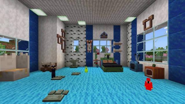 Screenshot of the Minecraft Bedrock Marketplace product Pet Furniture Add-On created by Bunny Studios.